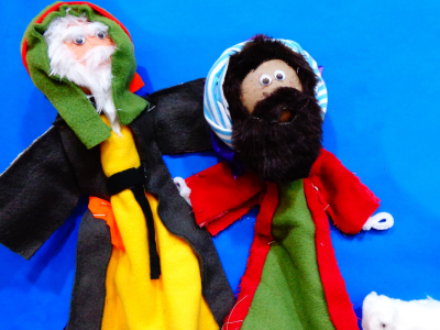 39-2879583f Puppets - Christmas: Heaven invites you to a party (script)