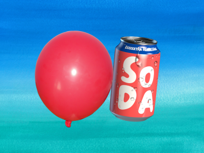 132-ba87a731 Experiment - NT: Acts 1: Jesus' ascension (Balloon pulls an empty soda can)