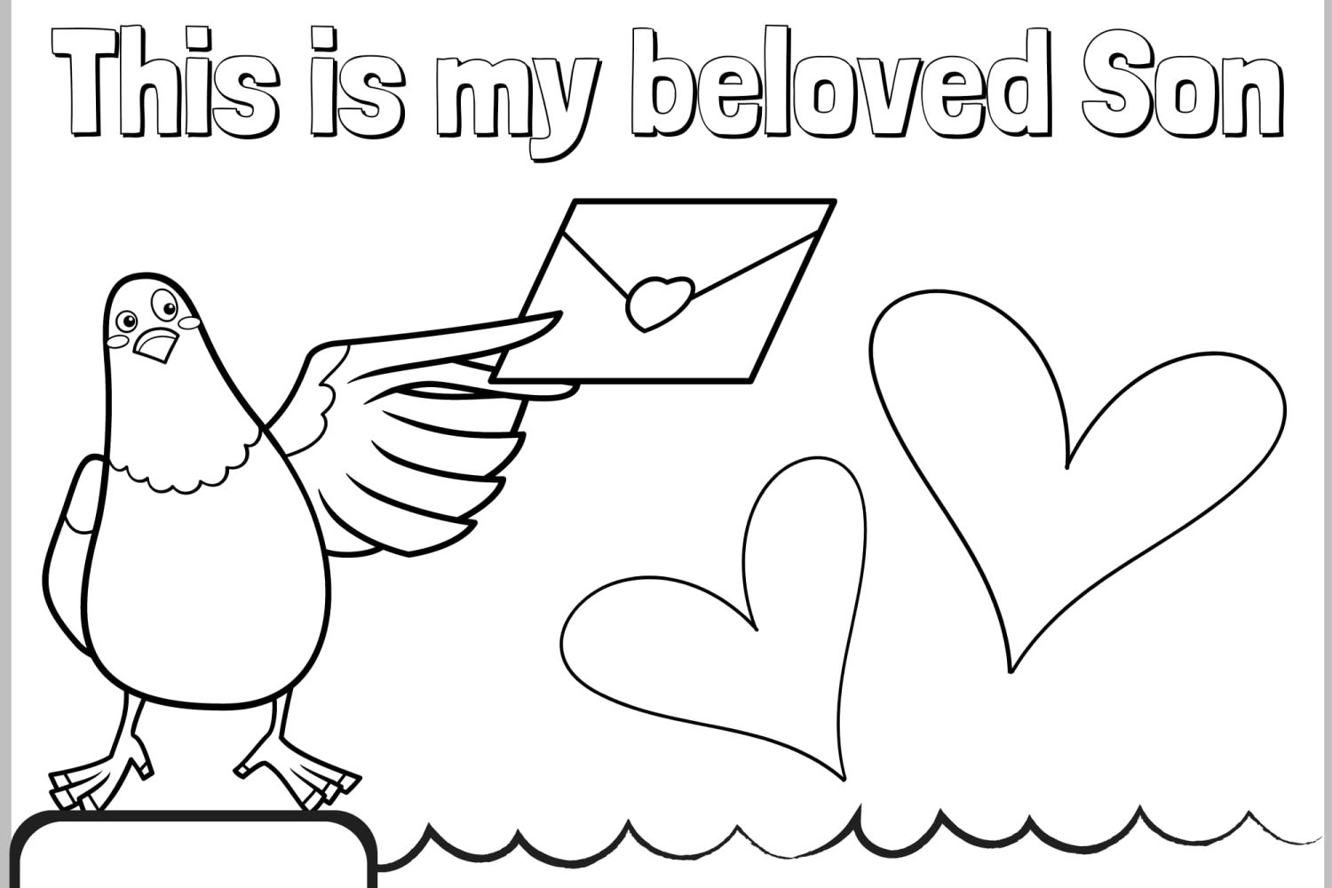 Colouring%20page%20-%20My%20beloved%20son-ce43538c Mark